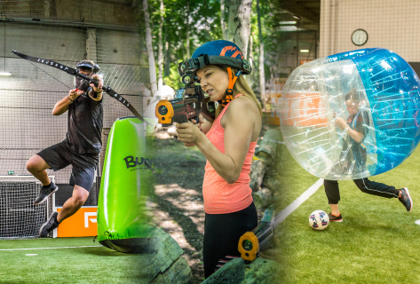 Archery Tag & Bubble Football Pack