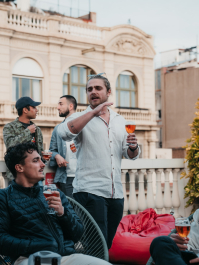 Craftbier-Tasting auf der Dachterrasse & Nachtclub Barcelona