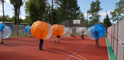 Outdoor Bubble Fußball