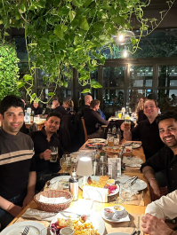 Burger in der Sky Bar Bukarest
