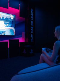Privater Gaming-Room mit Burger & Bier Prag