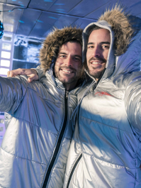 Besuch in der Ice-Bar Barcelona