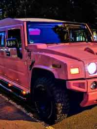 Pinke Hummer-Stretchlimousine Frankfurt