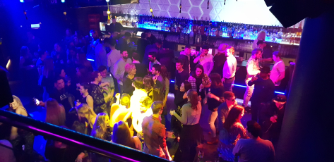 Night at the Club With Bottle Service