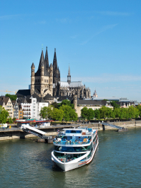 Bootsrundfahrt auf dem Rhein Köln