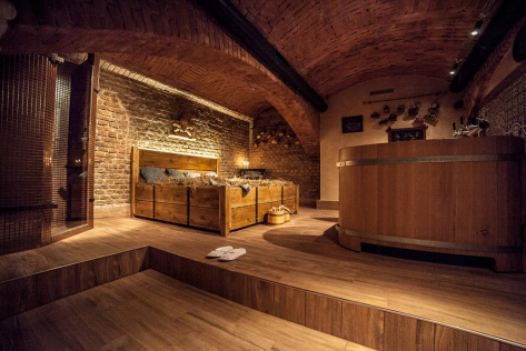 Bier-Spa im VIP-Raum