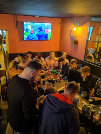 Dinner mit Sportübertragung Prag