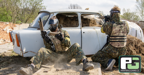 Outdoor-Paintball mit MagFed-Markierern & endlos Munition