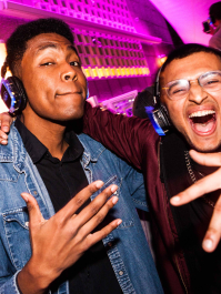 Silent Disco - Kopfhörer-Boot-Party Barcelona