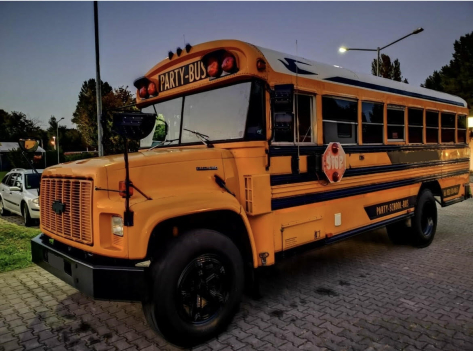 Party im Schulbus für bis zu 25 Leute