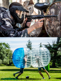 Paintball, Bubble Fußball & Go Kart Brüssel