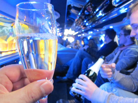 Limo-Fahrt im Cadillac Escalade