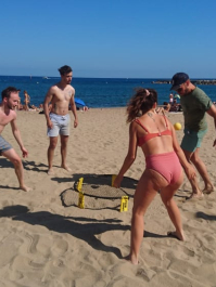 Junggesellen-Olympiade Beach Edition Barcelona