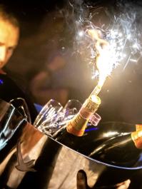 Tisch im Nachtclub Paris