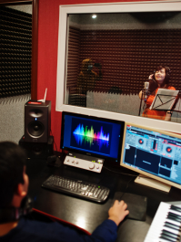 Aufnahme im Tonstudio Dresden
