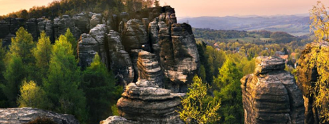Böhmische Schweiz Downhill-Scooter-Tour und Besuch der Tyssaer Wände image 2
