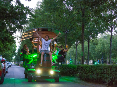 Bierbike für Junggesellenabschied