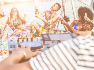 Partyboot für Junggesellenabschied