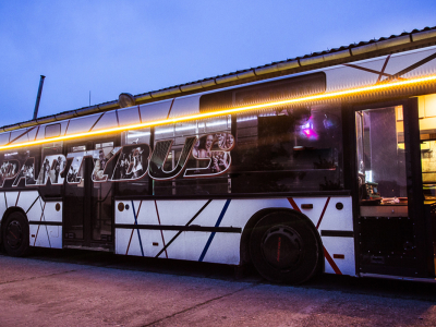Partybus für Junggesellenabschied