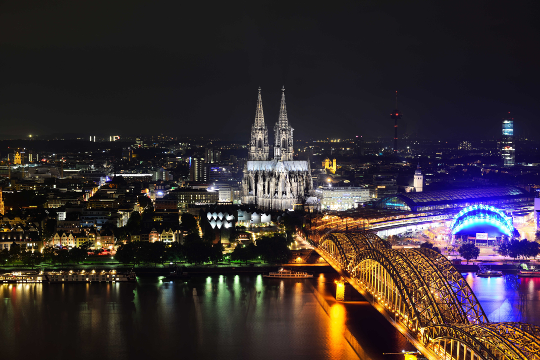 Cologne Night View STOCK
