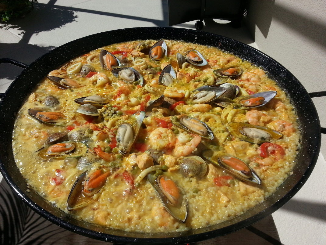 paella Pfanne in Ibiza