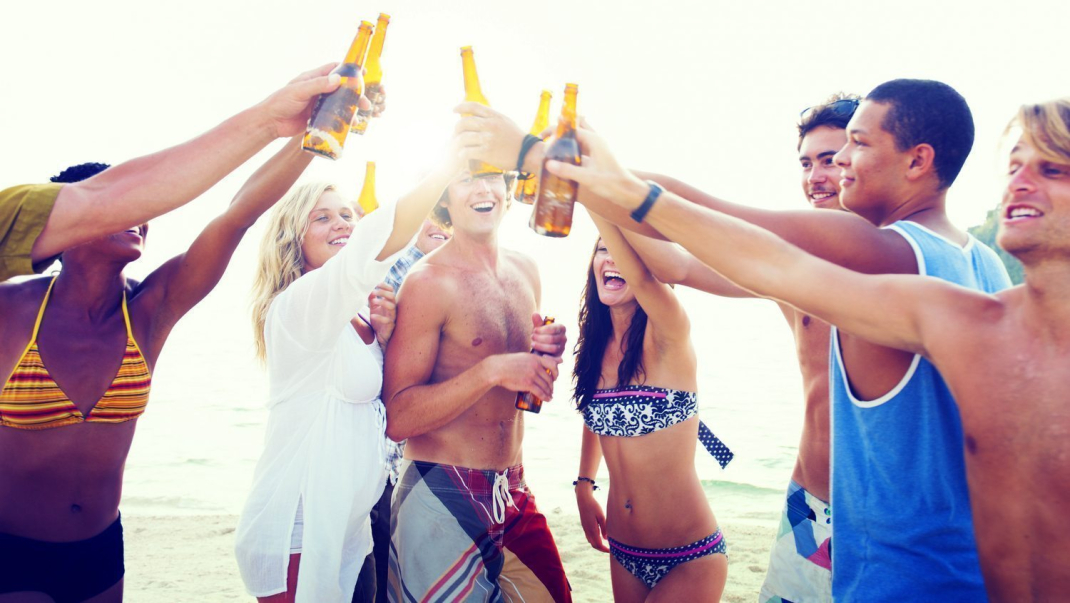 Strandpartys in Spaniens Metropole.